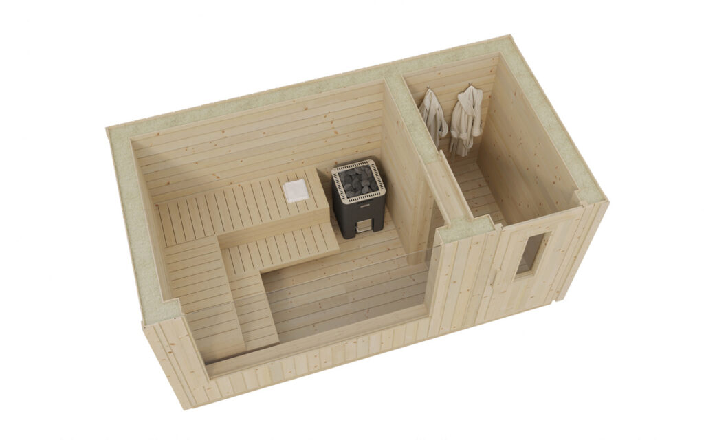 Sauna Kalle L lõige